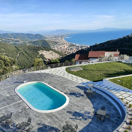 Tenuta Croce Appartamento Karol-Piscina-Vista Mare Salerno Kültér fotó