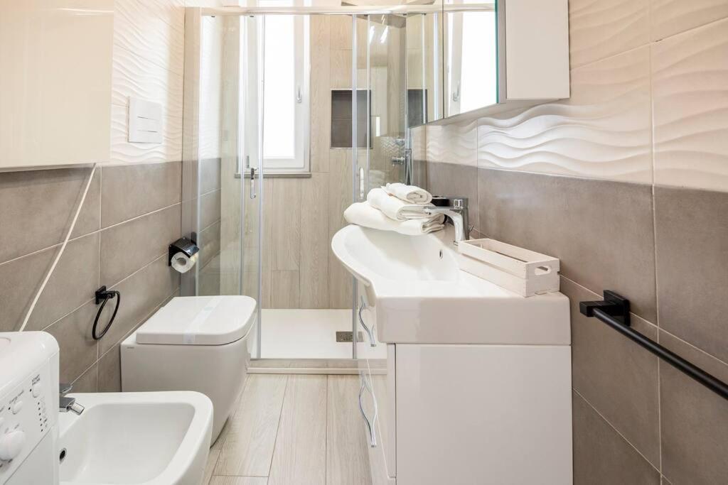 Tenuta Croce Appartamento Karol-Piscina-Vista Mare Salerno Kültér fotó